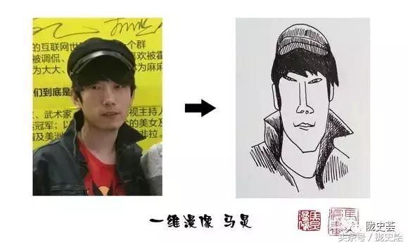 简笔漫像，如何才能惟妙惟肖，著名漫画家马炅，一语道破其中玄妙