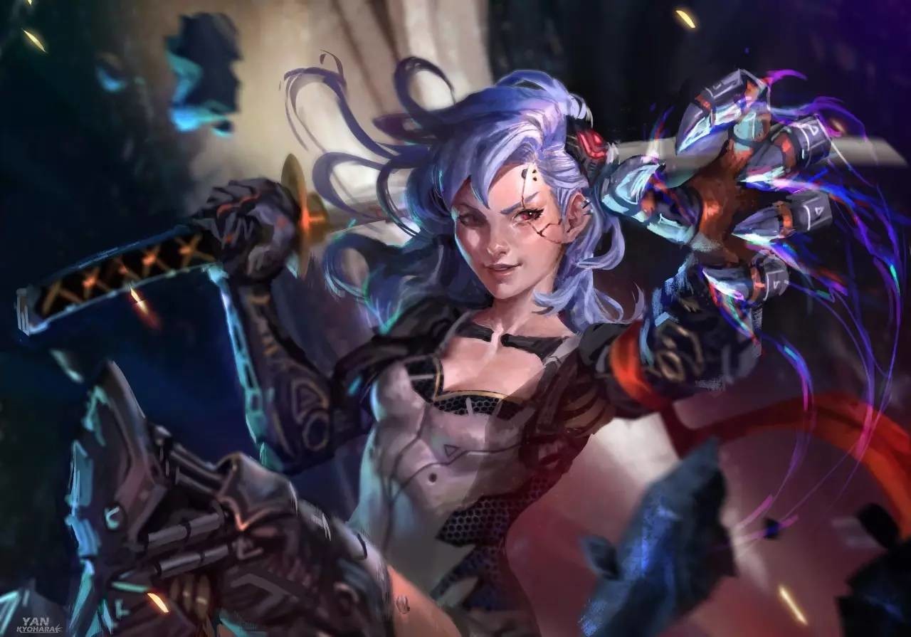 又酷又狂野的人物插画,插画狂野