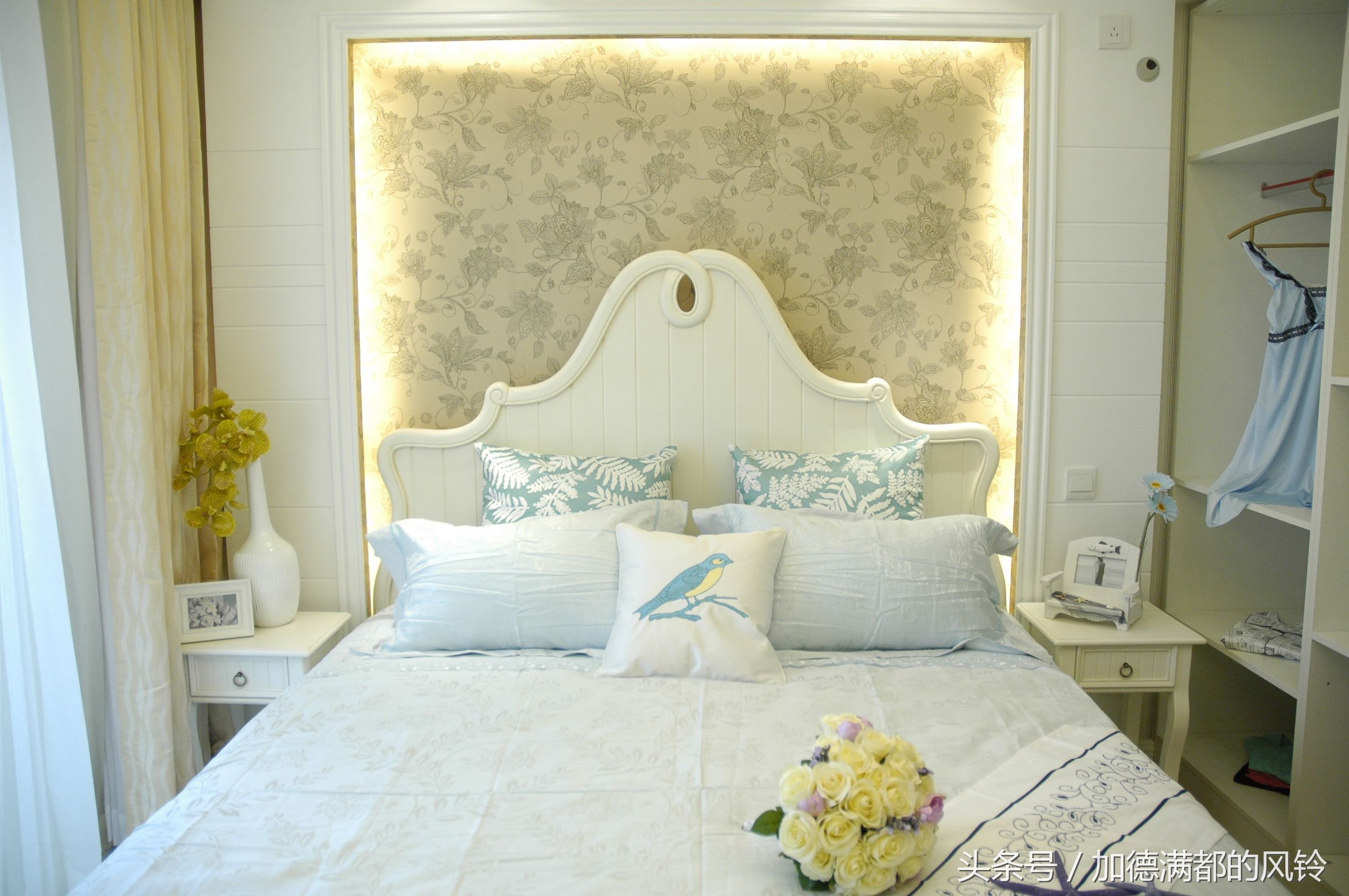 新乡地中海田园装修效果图,四室两厅两卫地中海装修效果图