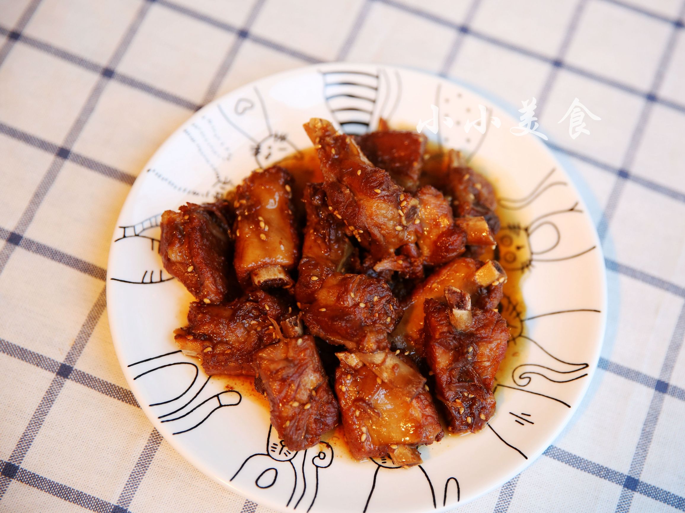糖醋排骨凉菜,糖醋排骨软糯脱骨不柴不塞牙