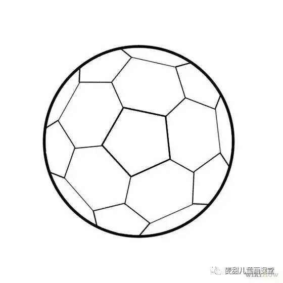 足球的画法和技巧,足球各种画法