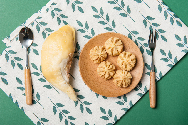 榴莲味儿的曲奇,有榴莲味的榴莲饼