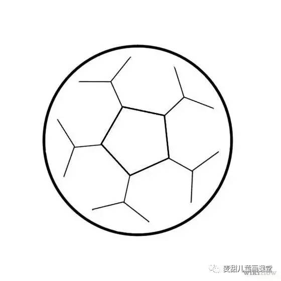 关于足球的画法,足球的画法和技巧