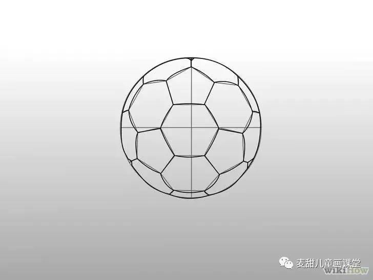 关于足球的画法,足球的画法和技巧