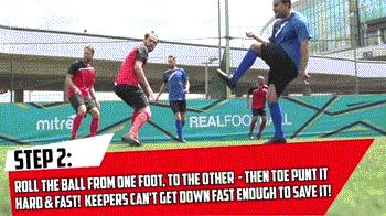 足球九宫格射门技巧,趣味足球射门技巧