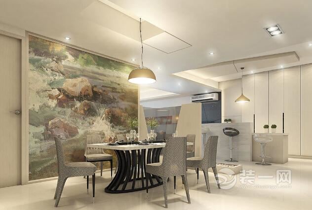 开放式厨房豪华装修,成都别墅厨房现代风格设计装修