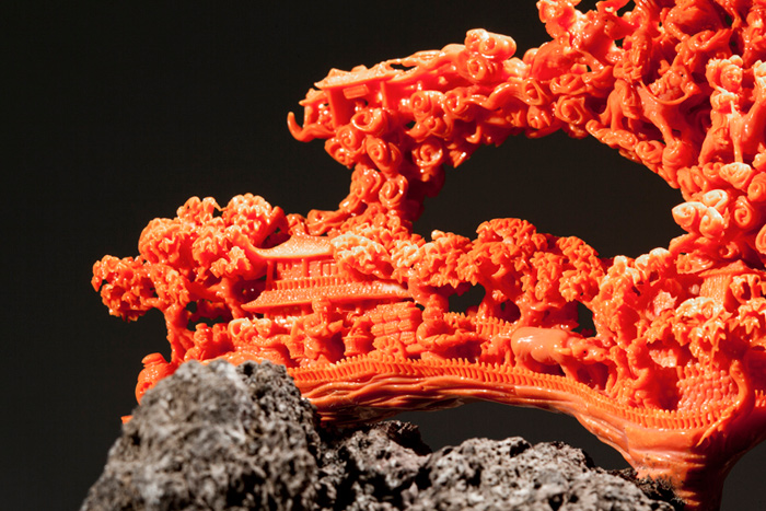 台湾博物馆红珊瑚是真的吗,红珊瑚馆藏品欣赏