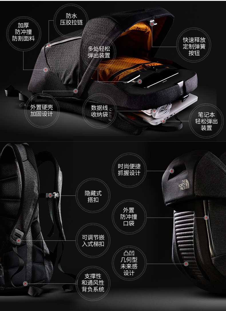 适合旅行的带背负系统双肩包推荐,轻便出行大牌双肩包