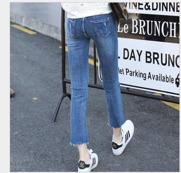 烟管裤牛仔裤搭配什么鞋子,烟管裤牛仔裤搭配什么外套