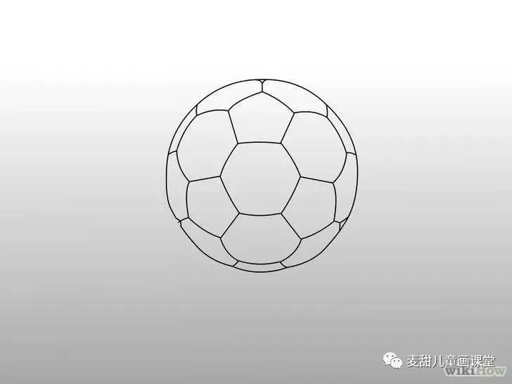 关于足球的画法,足球的画法和技巧