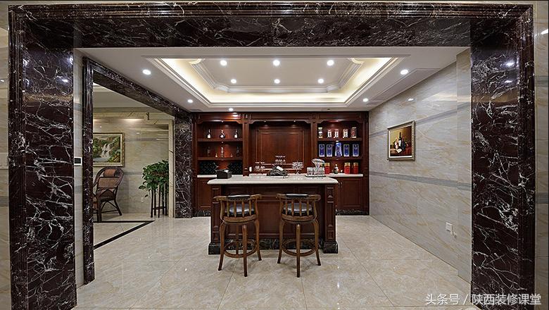 中国美式豪宅,400平轻奢中式豪宅