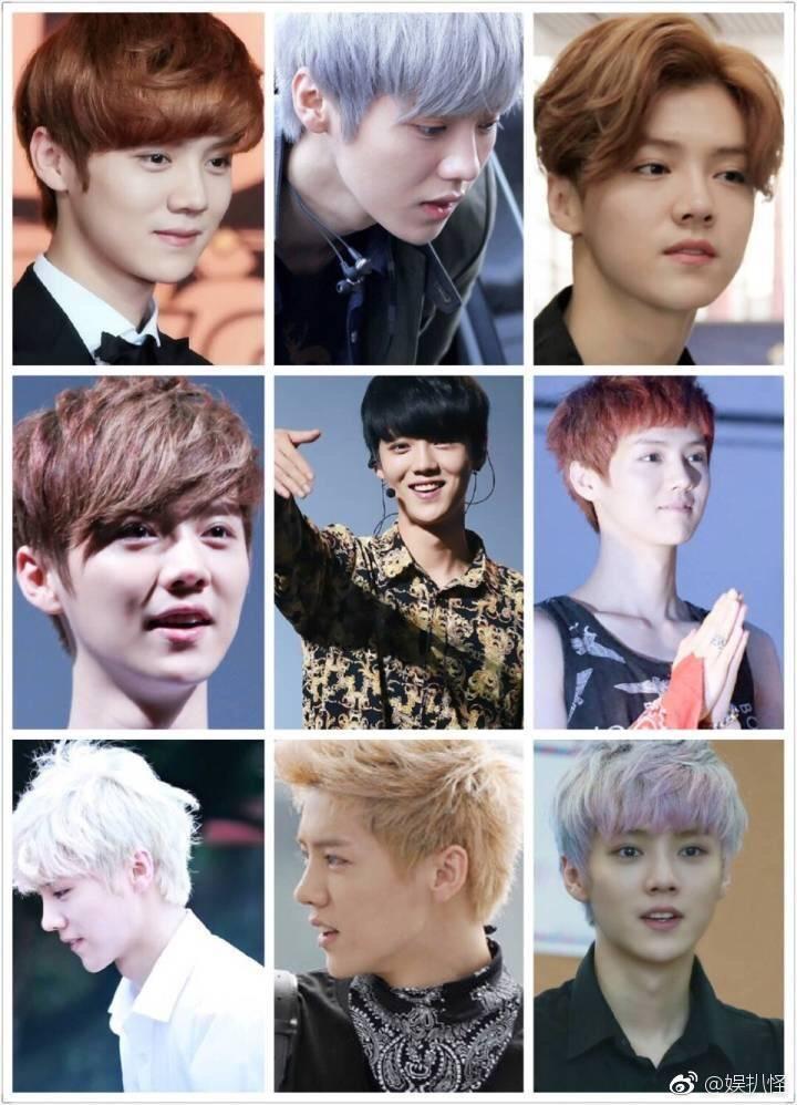 各种发色都能驾驭的鹿晗,鹿晗最新发型什么颜色