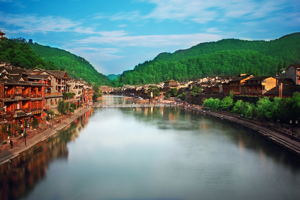 湖南沈从文故居,沈从文的故乡湘西凤凰古城