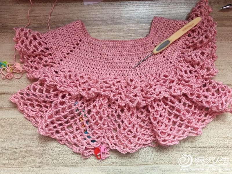 3至6岁的公主裙冬天钩针视频教程,1-3岁钩针公主裙简单新手