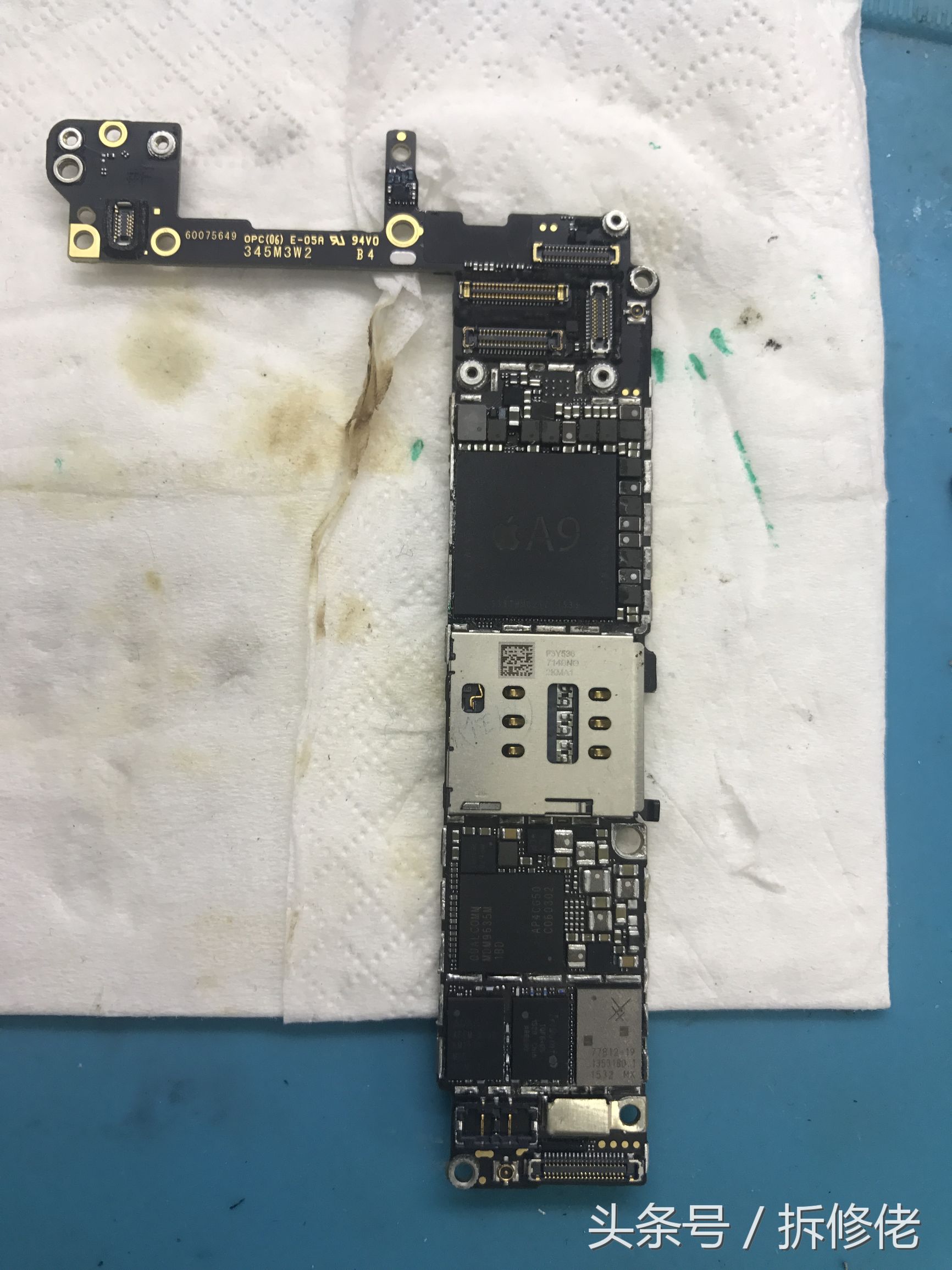 6s搬主板教程,苹果主板变形可以维修吗