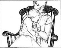 宝宝吐奶呛的正确处理方式,宝宝老是吐奶如何正确拍嗝