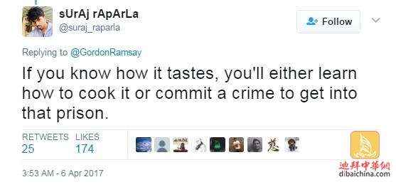 米其林厨师讽刺印度菜像牢饭迪拜印度餐厅表示不服