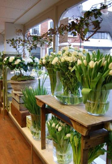 甜品鲜花店装修,鲜花店比较流行的装修风格