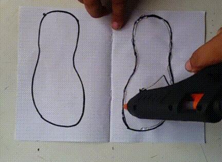 自制最简单的宝宝拖鞋底,宝宝拖鞋制作教程