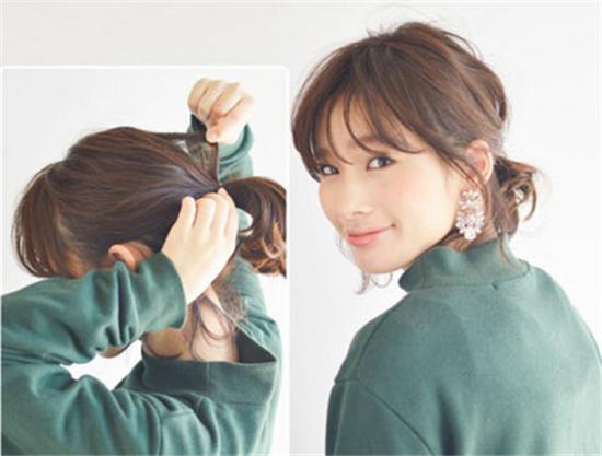 lob发型怎么扎,扁平头如何绑低马尾不老气