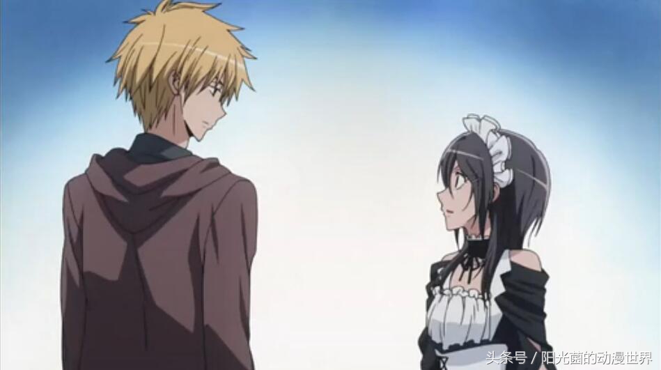 《会长是女仆大人》里面男主女主撒狗粮GIF，你能全都吃下吗？