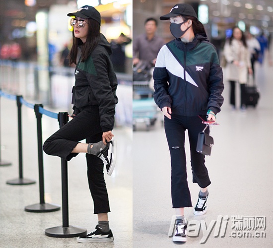 唐嫣杨幂穿灰色大衣竟美成这样,唐嫣同款包包好抢眼