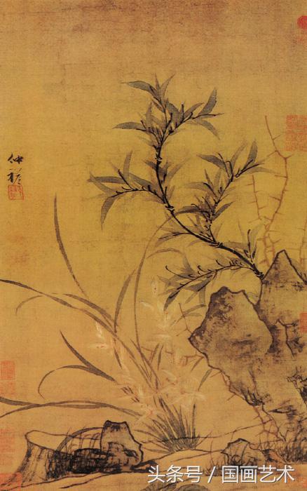 兰图国画图片,国画大师兰草画欣赏