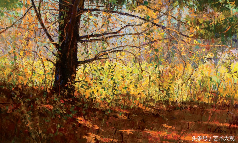 冉茂芹风景小油画写生视频,崔根男风景油画写生视频