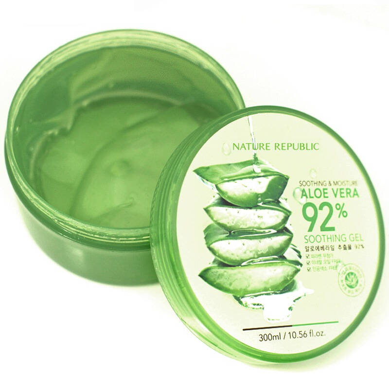 韩国naturerepublic芦荟棒,naturerepublic芦荟胶和完美芦荟胶