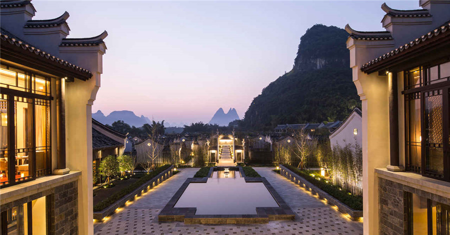 阳朔悦榕庄酒店景观设计,阳朔悦榕庄酒店附近景点