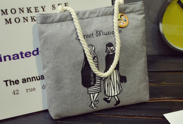 复古文艺范背包,斜背包帆布文艺森系