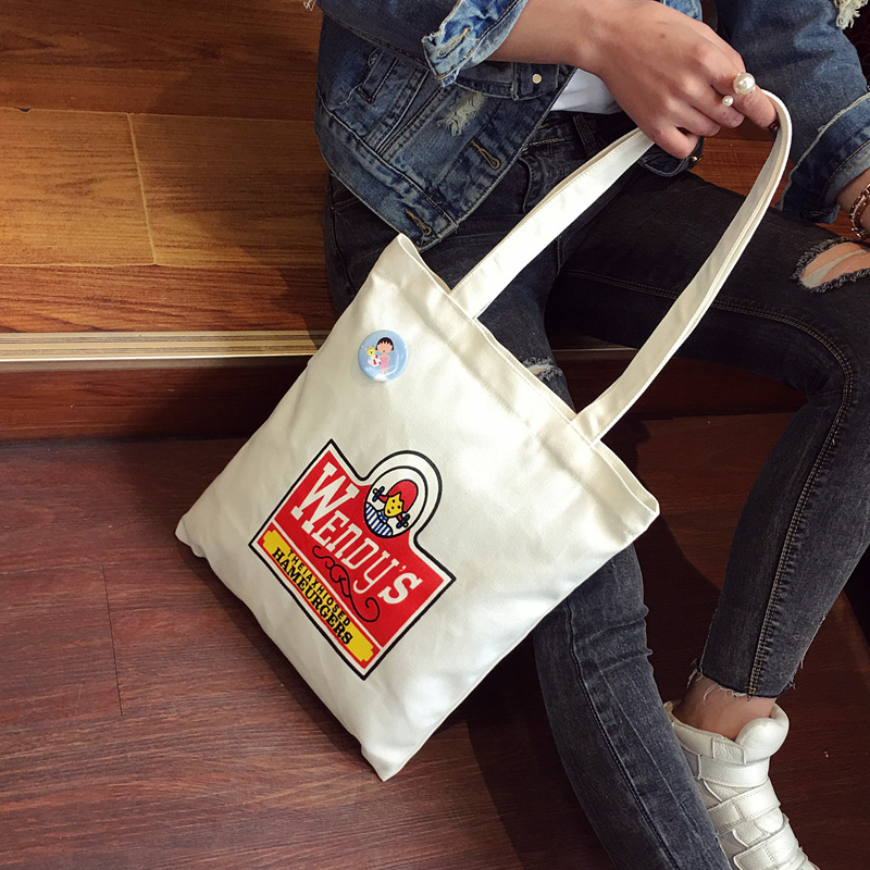 文艺小清新的气质,斜背包帆布文艺森系