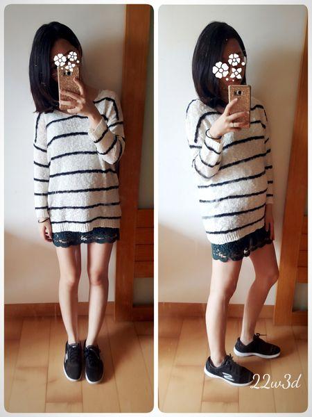 孕妇妈妈的一周穿搭,职场ol孕妇装