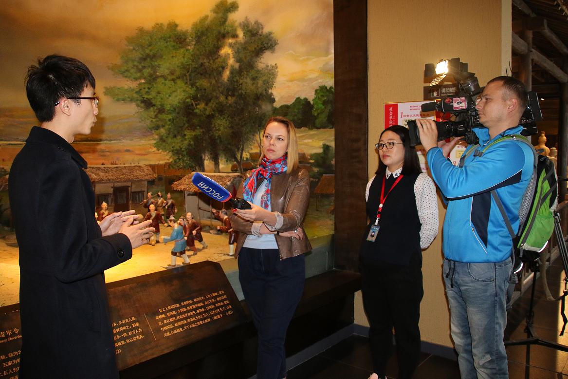 淄博临淄区国家足球博物馆,临淄电视台齐文化博物馆采访