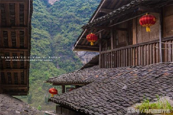 乌江百里画廊景区全景,千里乌江百里画廊古镇