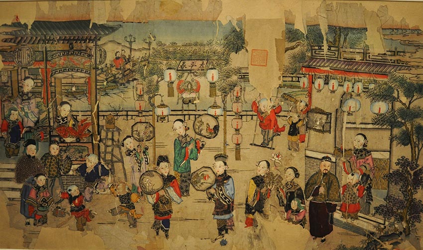 中国民间传统年画总结,中国年画大全民间