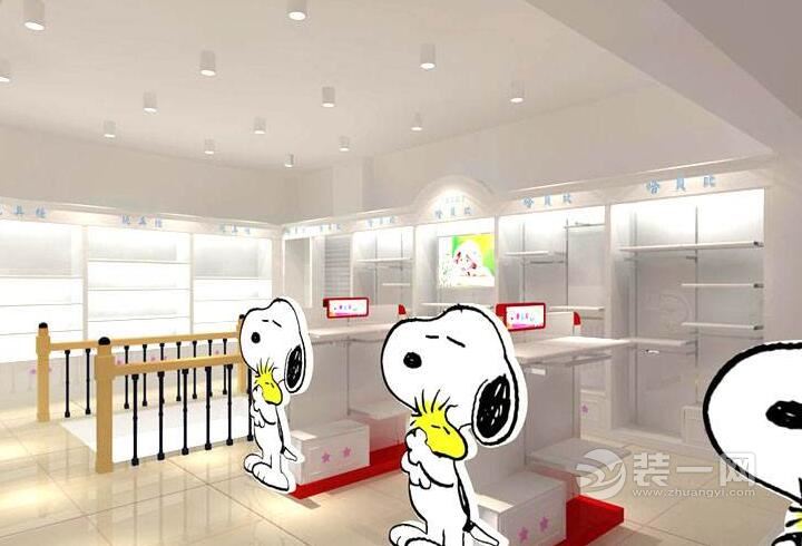 玩具店装修效果图,500元一平米玩具店装修