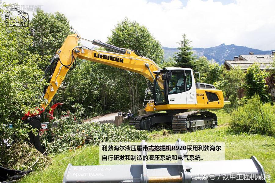 德国产的利勃海尔挖掘机920,利勃海尔挖掘机9800生产过程