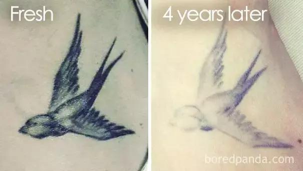 纹身如何保持不褪色,纹身时间长了颜色越来越淡会消失