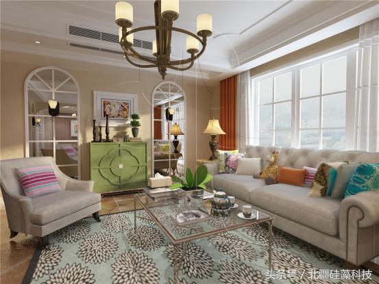 北疆硅藻泥装修效果图,客厅里什么颜色的硅藻泥好看