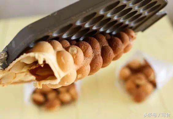 蛋仔冰淇淋有多美味,会爆浆的蛋仔冰淇淋