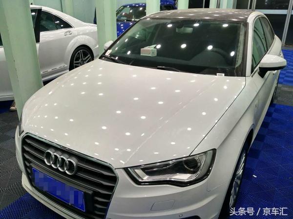 京车汇镀晶丨奥迪A3卡卡尓白金镀晶