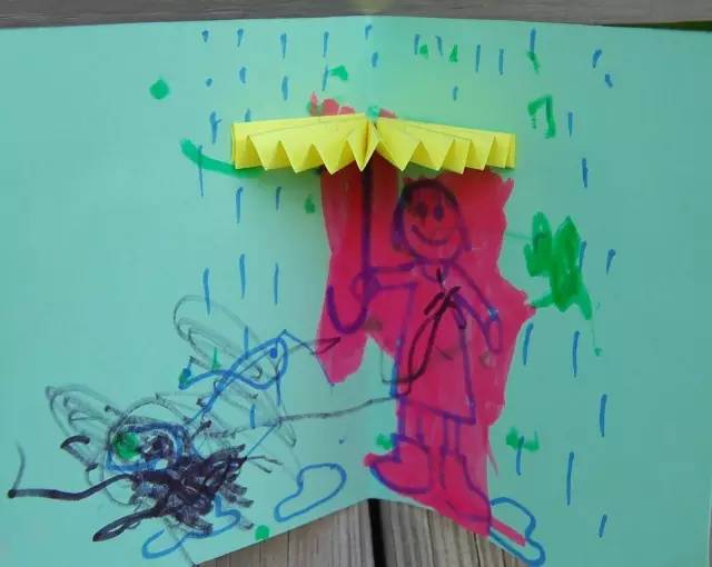 花环贺卡diy,幼儿园花朵卡纸手工贺卡