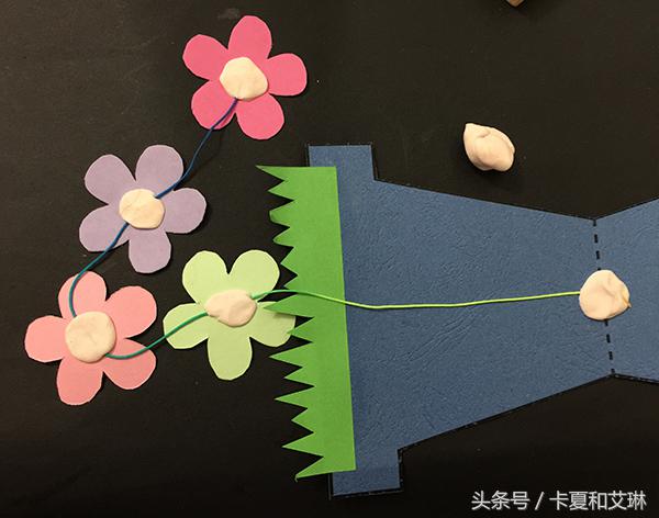 母亲节用小卡纸做贺卡手工制作,母亲节卡片手工制作小花朵