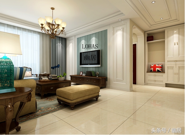 石家庄瑞府精装房效果图,石家庄瑞府三室设计