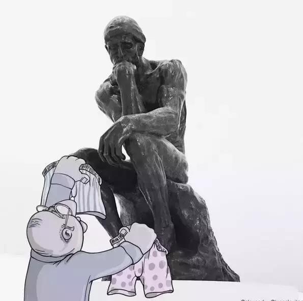 一组黑白手绘插画作品分享,一组手绘人像插画作品分享