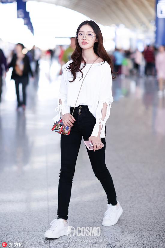 倪妮小白鞋牌子米芙莱,倪妮同款小白鞋