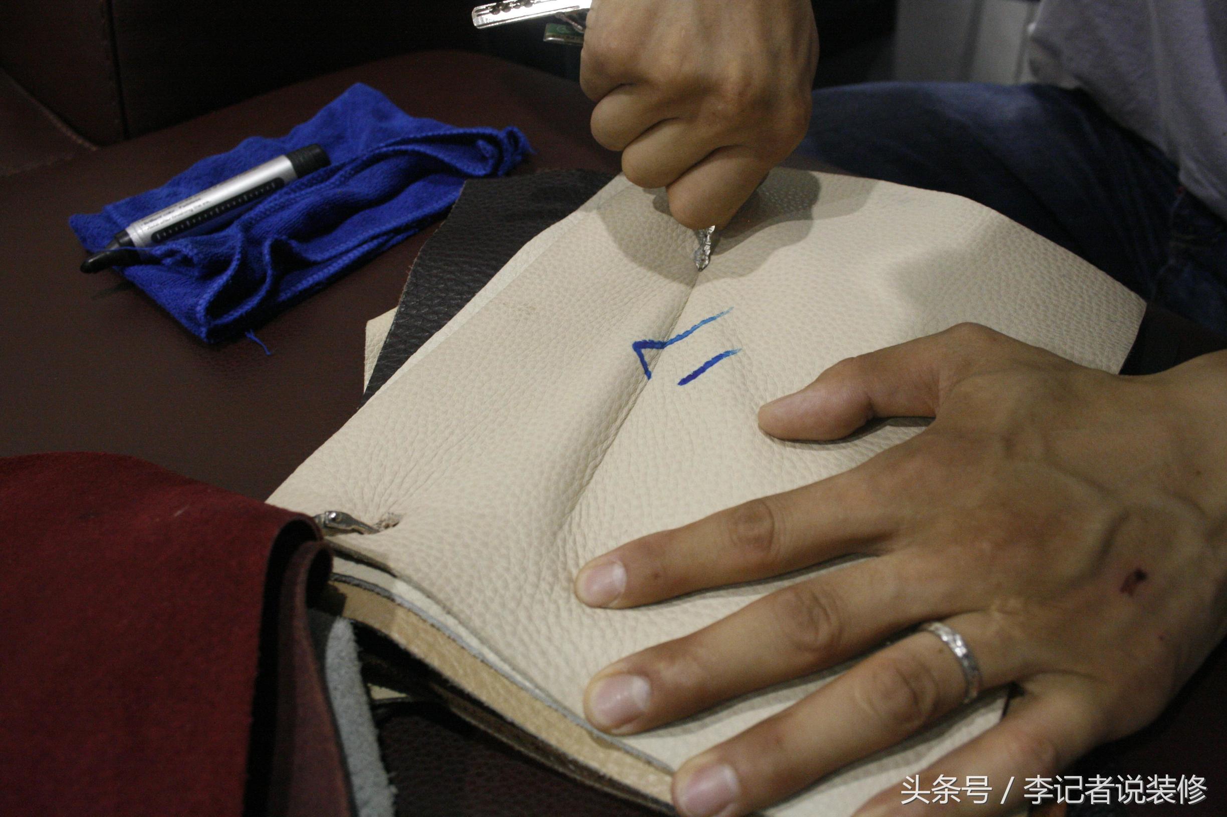 好真皮沙发的皮可以“吹透水”沙发塌陷多是拉簧绷带质量差