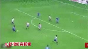 gif梅西破门,托蒂凌空集锦