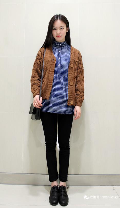 韩系外套穿搭 (深秋冬季韩系针织外套穿搭)